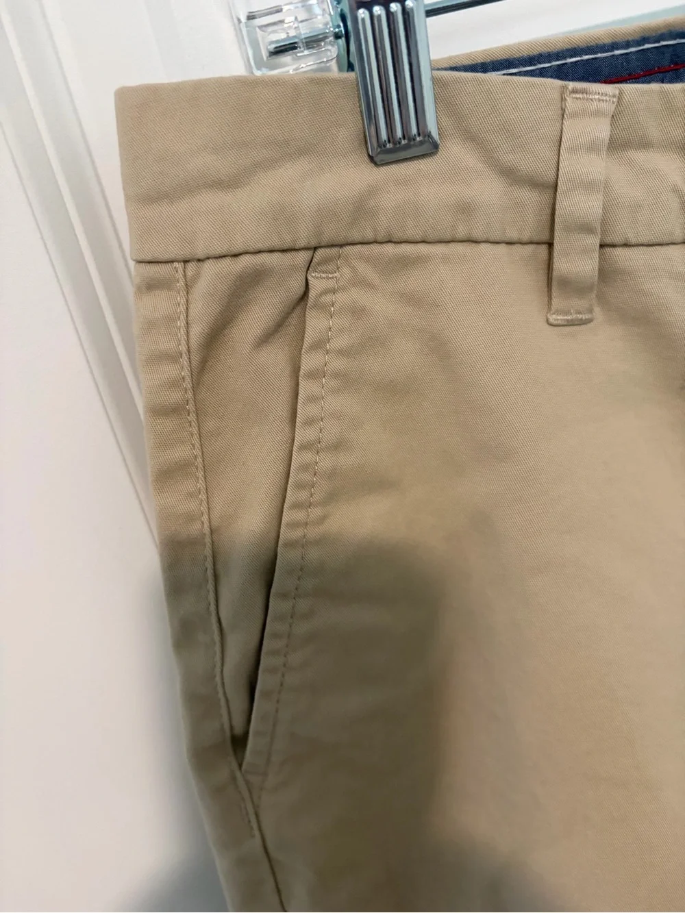 Tommy Hilfiger Women’s Tan Flat Front Shorts